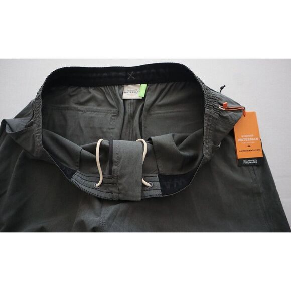 Quiksilver Waterman Collection Men's Sz 2XL Gray Suva Amphibian 20" Boardshorts - Picture 4 of 10